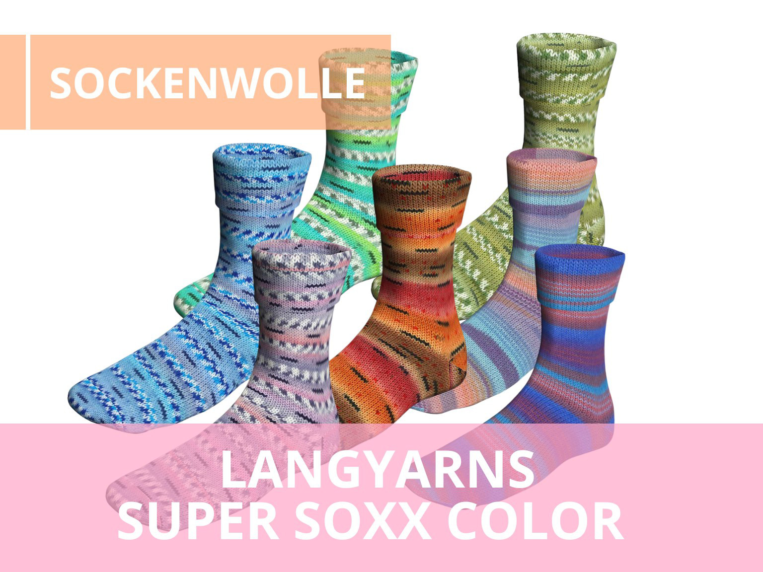 Langyarns Super Soxx color 4fach Wolle