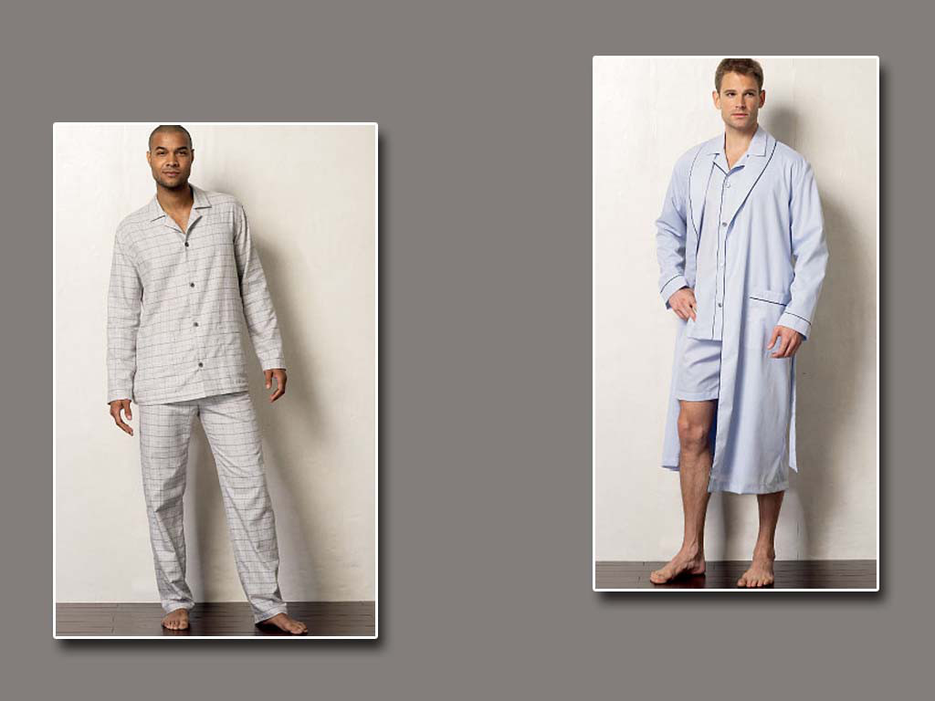 Bademantel, Pyjama, Shorts - Schnittmuster