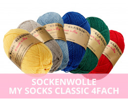 My Socks Classic 4-Fach Wolle