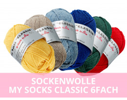 My Socks Classic 6-Fach Wolle