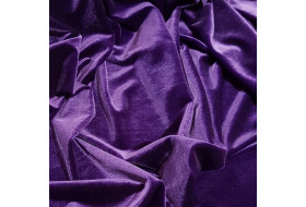 PE Stretch-Samt Violett