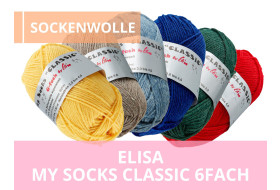 Elisa My Socks Classic 6-Fach Wolle