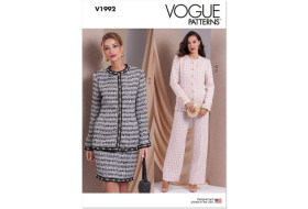 Vogue Schnittmuster-Set Damen Blazer, Rock und Hose